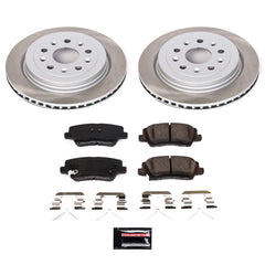 Power Stop SC8965 - Rear Z17 Evolution Pad And Semi-Coated Rotor Kit vehicle fitment brake part