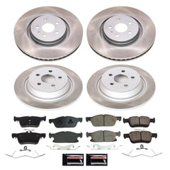 Power Stop SC8975 - Front And Rear Z17 Evolution Pad And Semi-Coated Rotor Kit vehicle fitment brake part