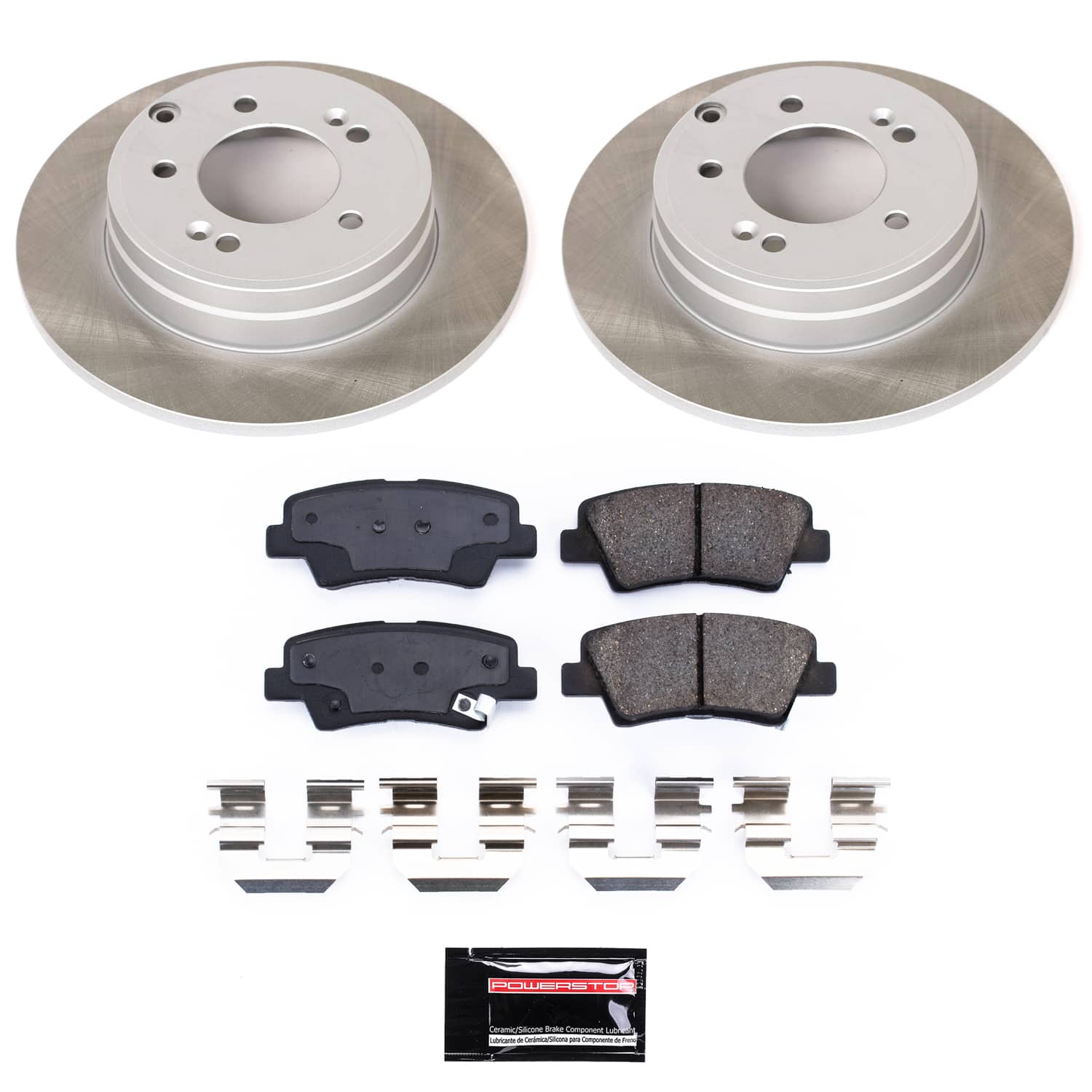 Power Stop SC9060 - Rear Z17 Evolution Pad And Semi-Coated Rotor Kit vehicle fitment brake part