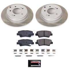 Power Stop SC9060 - Rear Z17 Evolution Pad And Semi-Coated Rotor Kit vehicle fitment brake part