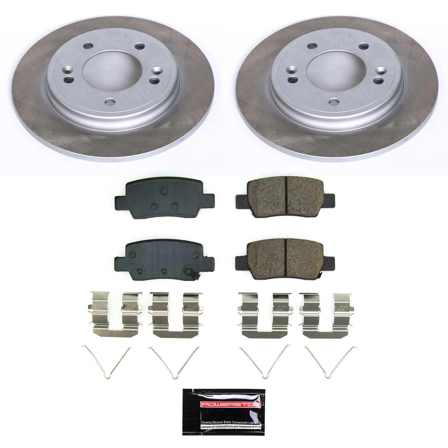 Power Stop SC9106 - Rear Z17 Evolution Pad And Semi-Coated Rotor Kit vehicle fitment brake part