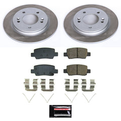 Power Stop SC9106 - Rear Z17 Evolution Pad And Semi-Coated Rotor Kit vehicle fitment brake part