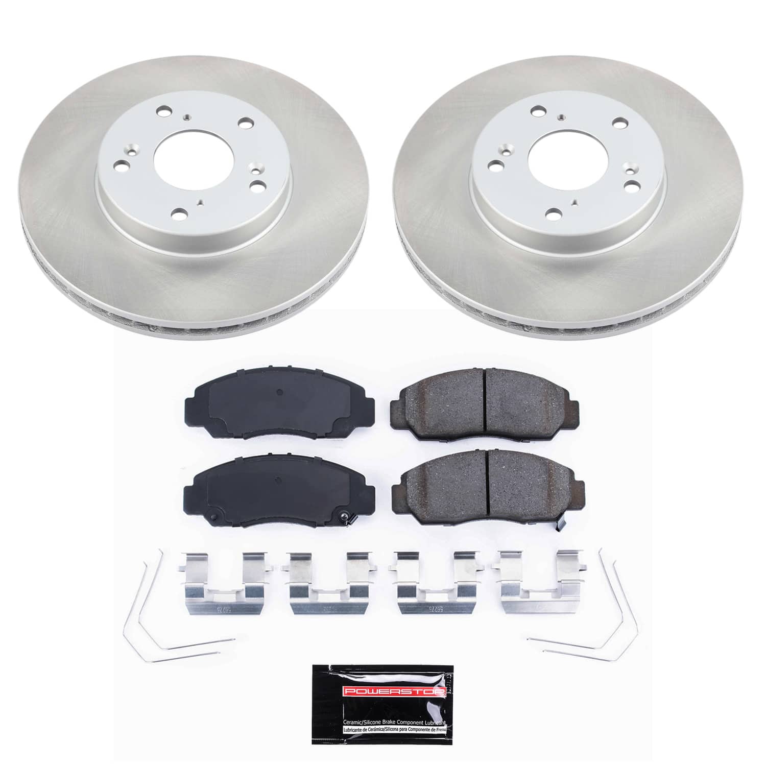 Power Stop SC9109 - Front Z17 Evolution Pad And Semi-Coated Rotor Kit vehicle fitment brake part