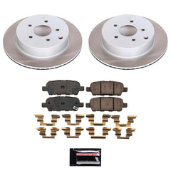 Power Stop SC9134 - Rear Z17 Evolution Pad And Semi-Coated Rotor Kit vehicle fitment brake part