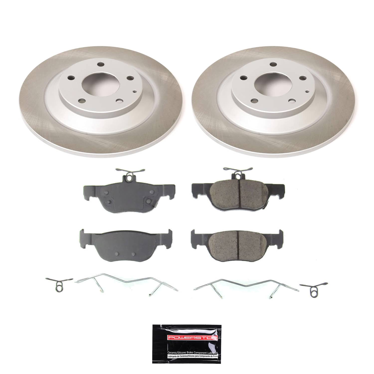 Power Stop SC9136 - Rear Z17 Evolution Pad And Semi-Coated Rotor Kit vehicle fitment brake part