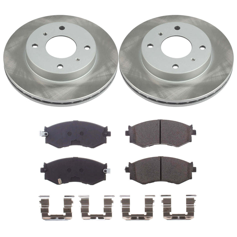 Power Stop SC9172 - Front Z17 Evolution Pad And Semi-Coated Rotor Kit vehicle fitment brake part