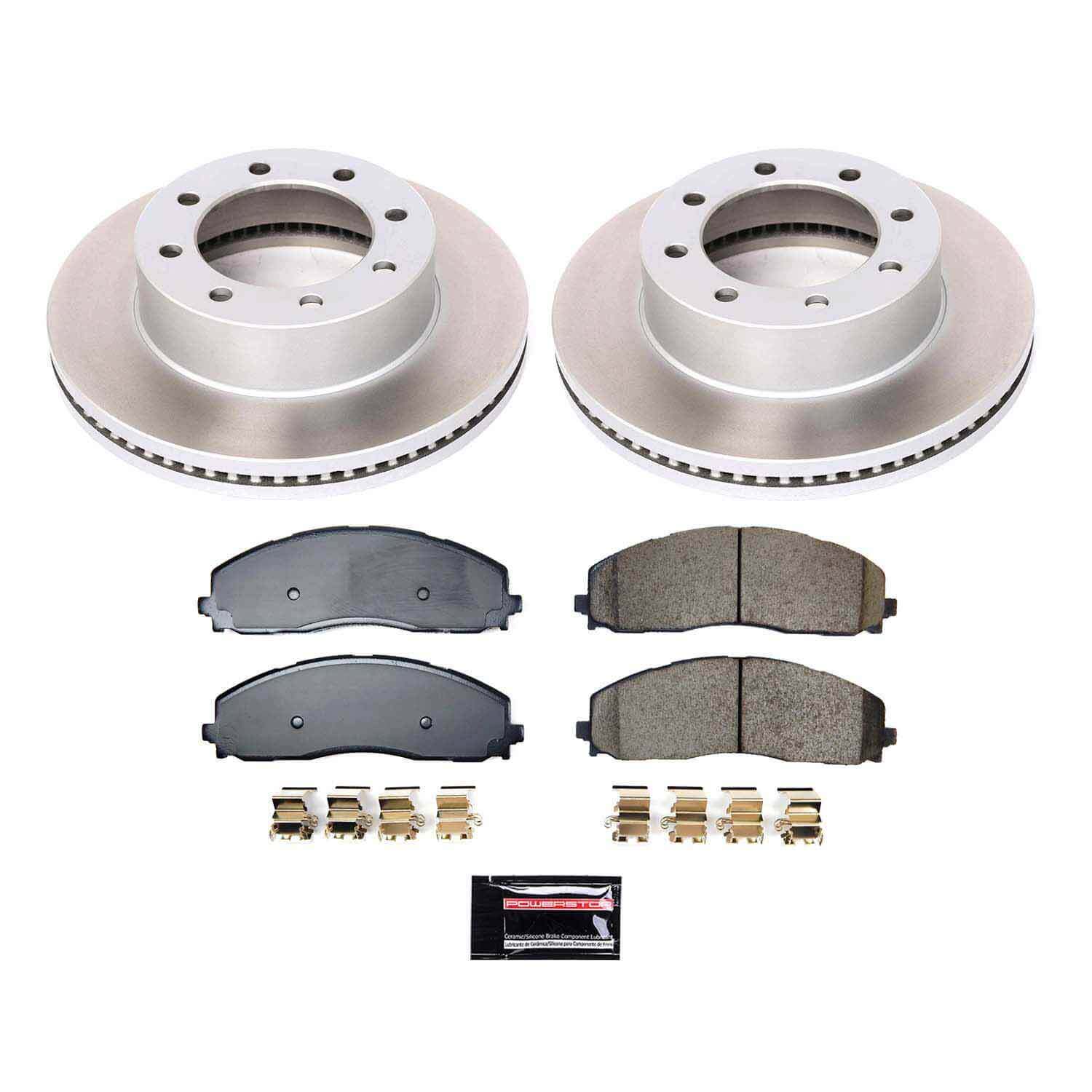 Power Stop SC9178 Front Z17 Evolution Pad And Semi-Coated Rotor Kit for 2023-2024 Ford F-250 Super Duty 4 Wheel Drive product image