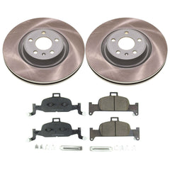 Power Stop SC9202 - Front Z17 Evolution Pad And Semi-Coated Rotor Kit vehicle fitment brake part