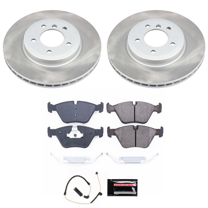Power Stop SC928 - Front Z17 Evolution Pad And Semi-Coated Rotor Kit vehicle fitment brake part
