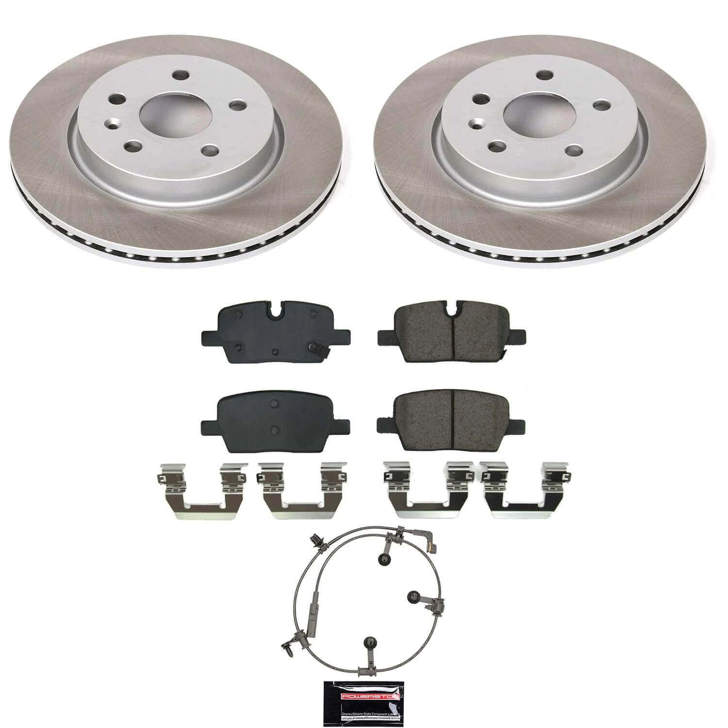 Power Stop SC9300 Rear Z17 Evolution Pad And Semi-Coated Rotor Kit for 2020-2021 Cadillac CT5 product image