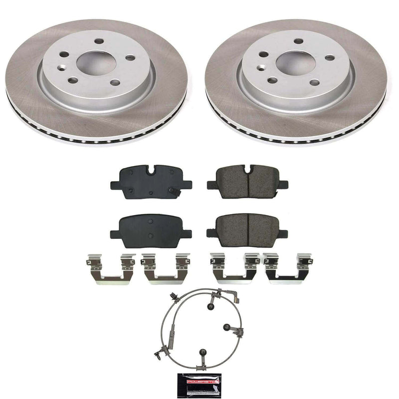 Power Stop SC9300 Rear Z17 Evolution Pad And Semi-Coated Rotor Kit for 2020-2021 Cadillac CT5 product image