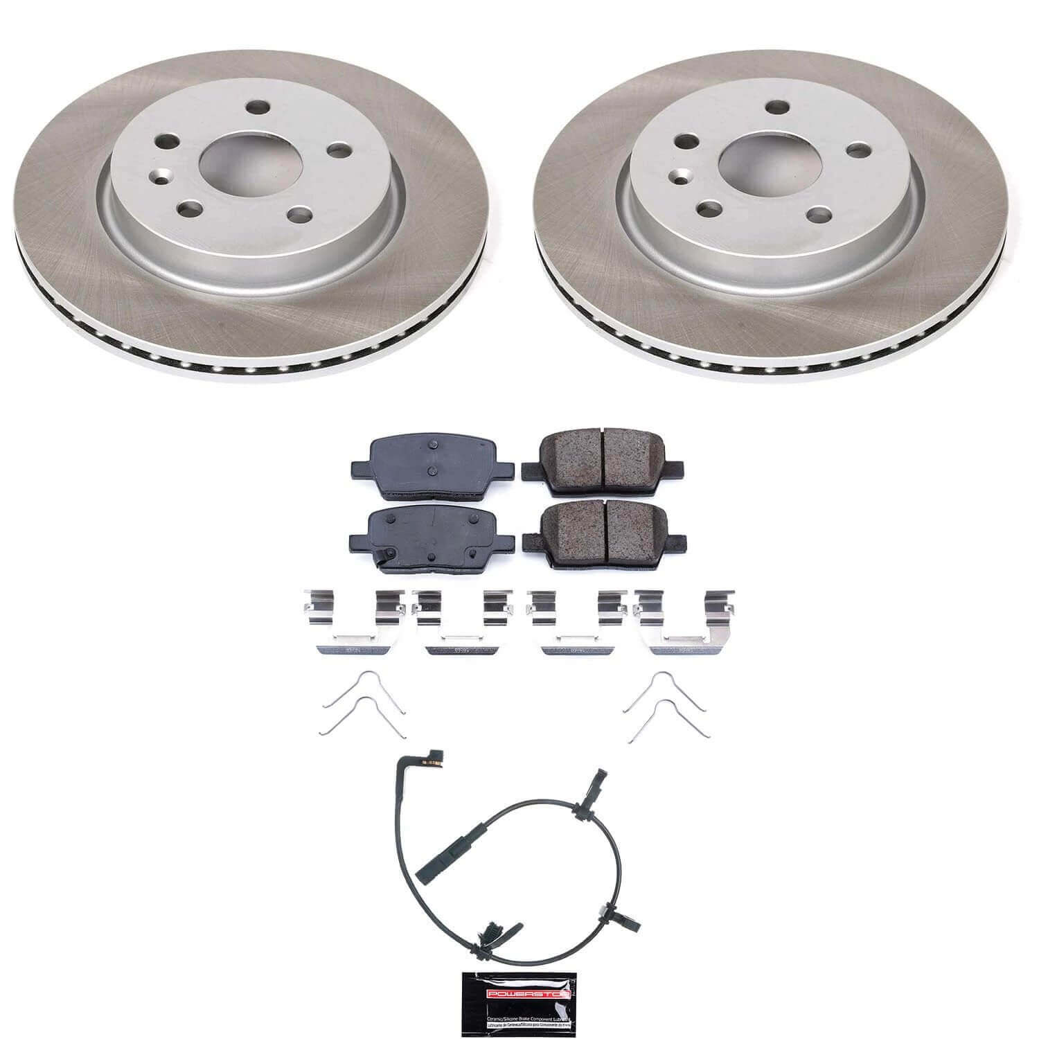 Power Stop SC9301 Rear Z17 Evolution Pad And Semi-Coated Rotor Kit for 2020 Cadillac CT6 product image