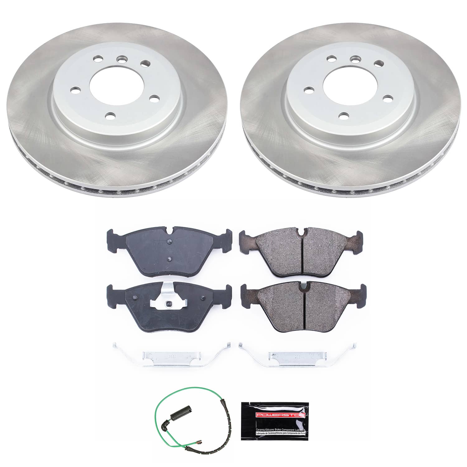 Power Stop SC933 - Front Z17 Evolution Pad And Semi-Coated Rotor Kit vehicle fitment brake part