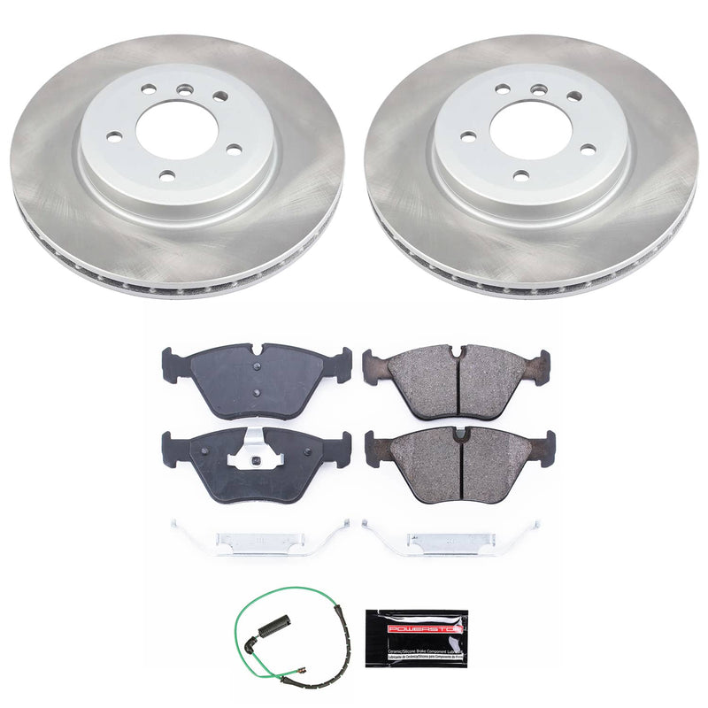 Power Stop SC933 - Front Z17 Evolution Pad And Semi-Coated Rotor Kit vehicle fitment brake part