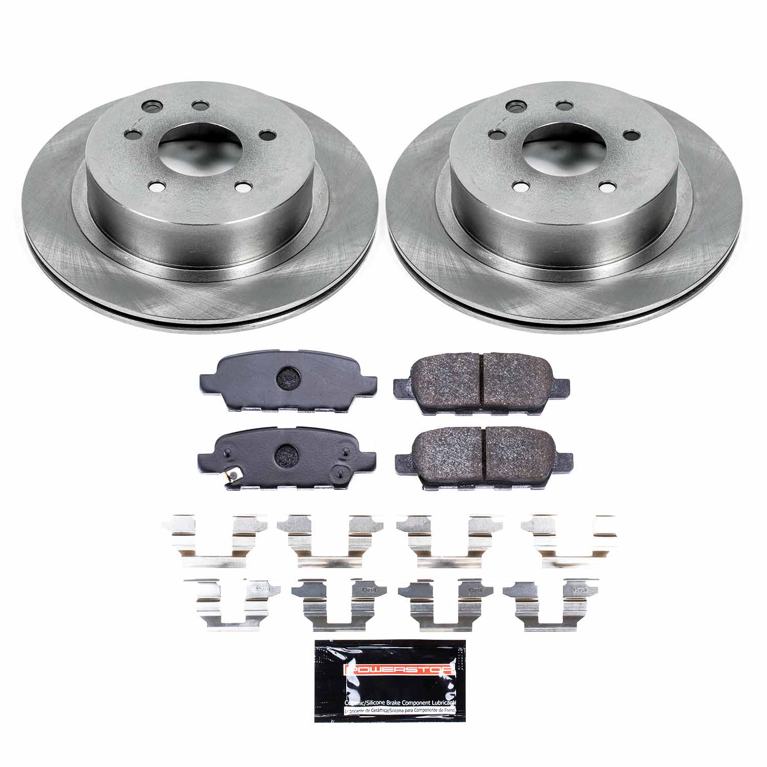 Power Stop TDBK103 Track Day Rear Brake Kit for 2003-2005 Infiniti G35 product image
