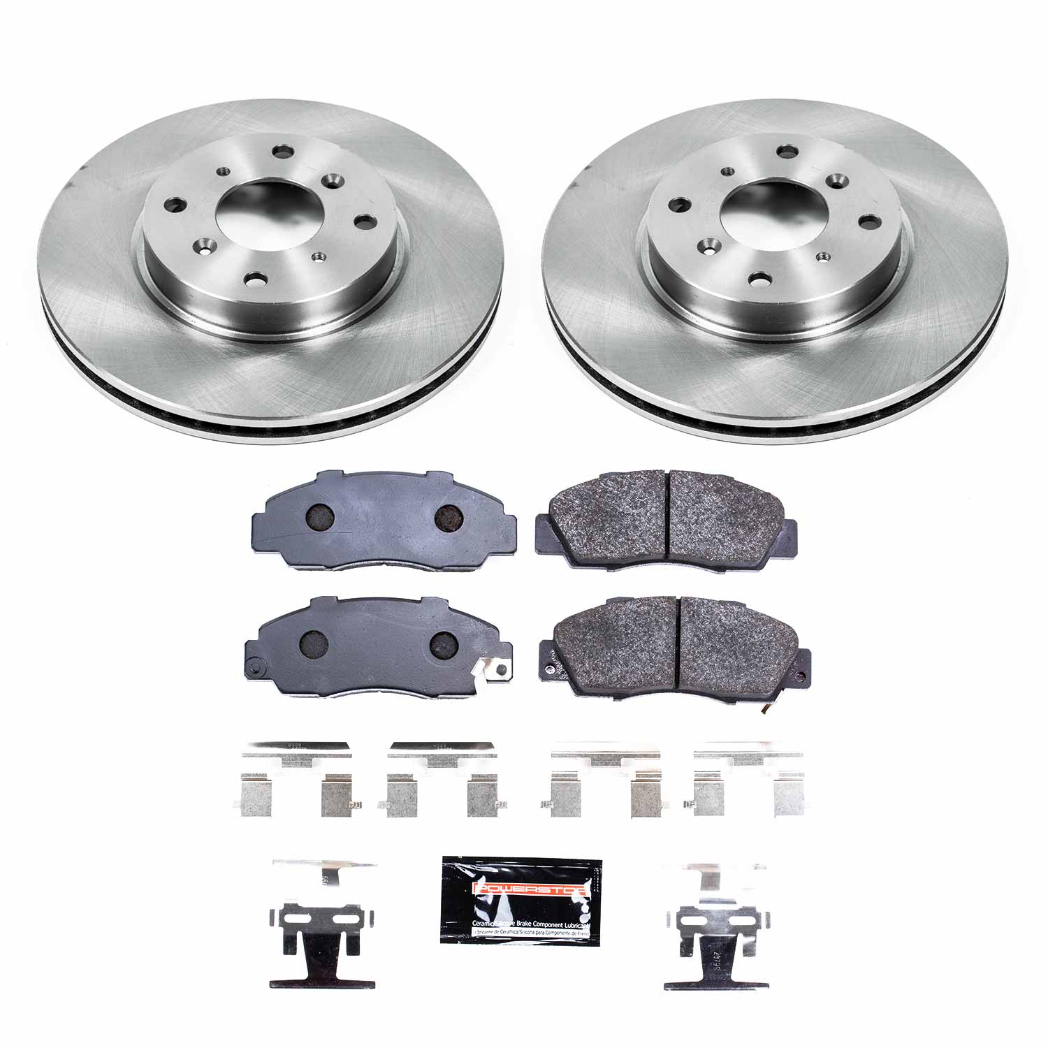 Power Stop TDBK1037 Track Day Front Brake Kit for 1993-1996 Honda Prelude product image