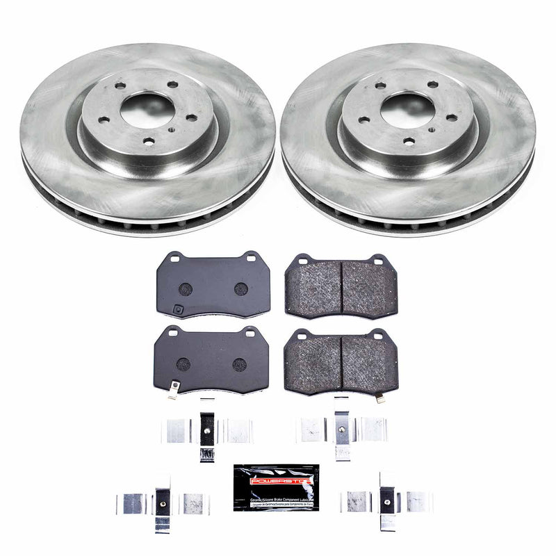Power Stop TDBK104 Track Day Front Brake Kit for 2003-2008 Infiniti G35 product image