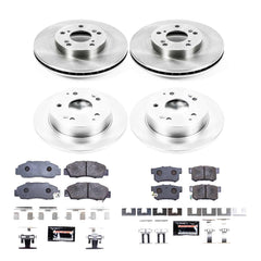 Power Stop TDBK1042 Track Day Front And Rear Brake Kit for 1998-2002 Honda Accord product image
