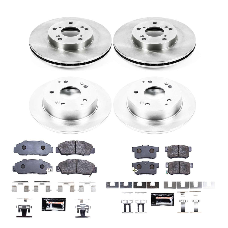 Power Stop TDBK1042 Track Day Front And Rear Brake Kit for 1998-2002 Honda Accord product image
