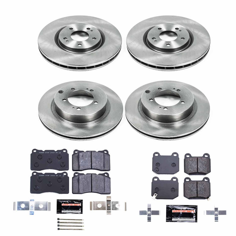Power Stop TDBK108 Track Day Front And Rear Brake Kit for 2003-2006 Mitsubishi Lancer product image
