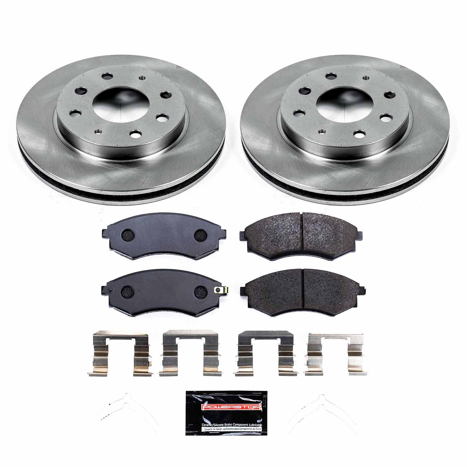 Power Stop TDBK1087 Track Day Front Brake Kit for 1998-2001 Hyundai Elantra product image