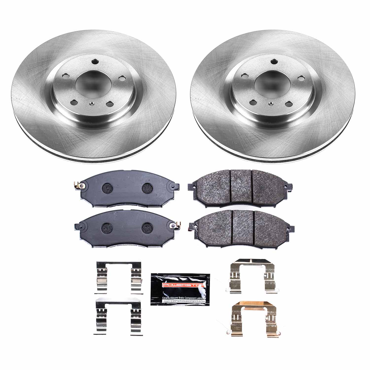Power Stop TDBK112 Track Day Front Brake Kit for 2005-2019 Infiniti EX35 product image