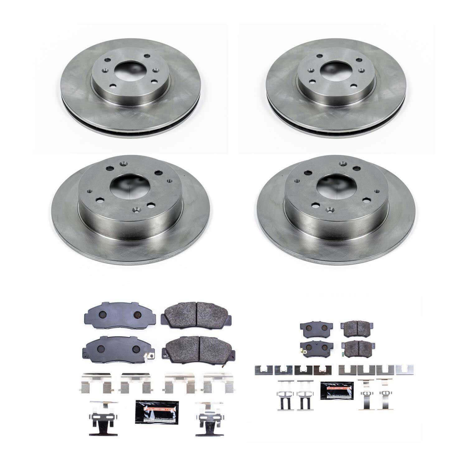 Power Stop TDBK1238 Track Day Front And Rear Brake Kit for 1998-1999 Acura CL product image