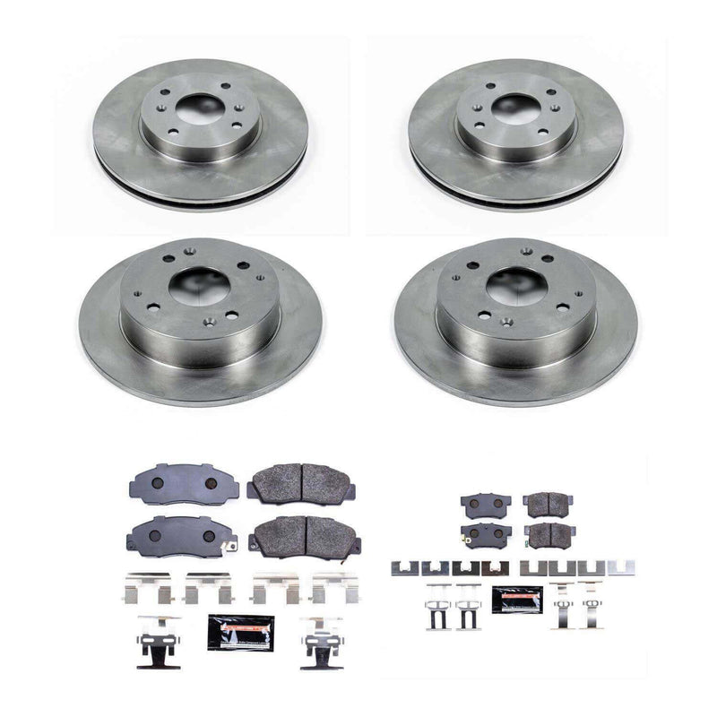 Power Stop TDBK1238 Track Day Front And Rear Brake Kit for 1998-1999 Acura CL product image