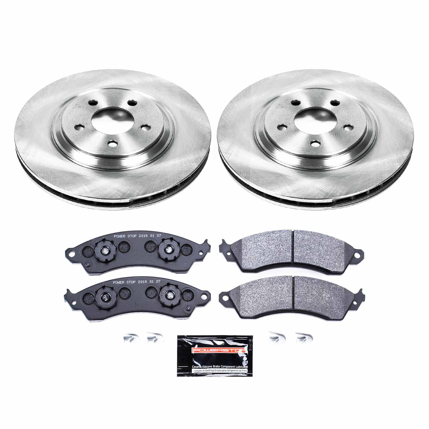Power Stop TDBK1304 Track Day Front Brake Kit for 1994-2004 Ford Mustang product image
