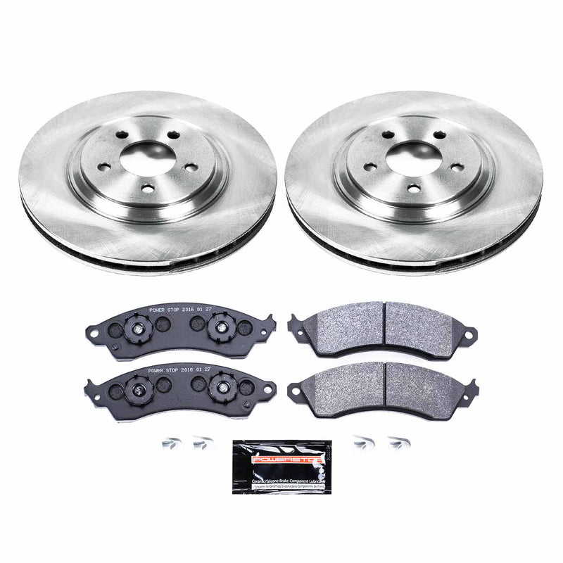 Power Stop TDBK1304 Track Day Front Brake Kit for 1994-2004 Ford Mustang product image
