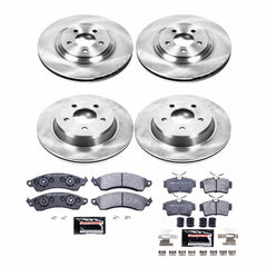 Power Stop TDBK1305 Track Day Front And Rear Brake Kit for 1994-2004 Ford Mustang product image