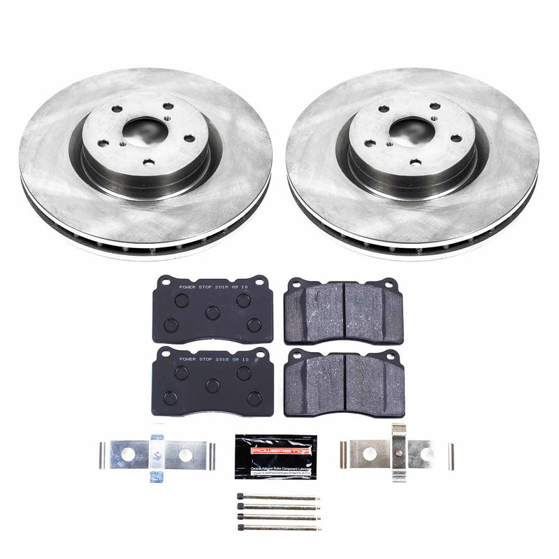 Power Stop TDBK131 Track Day Front Brake Kit for 2005-2020 Subaru Impreza product image