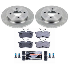 Power Stop TDBK1363 Track Day Rear Brake Kit for 2014-2019 Ford Fiesta Rear Disc product image