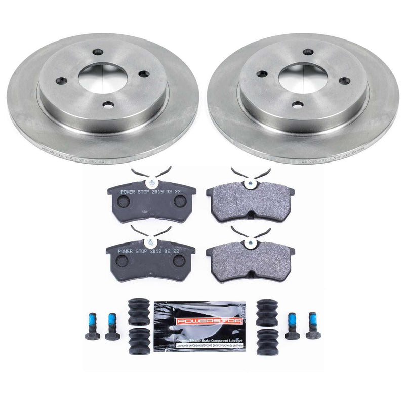 Power Stop TDBK1363 Track Day Rear Brake Kit for 2014-2019 Ford Fiesta Rear Disc product image
