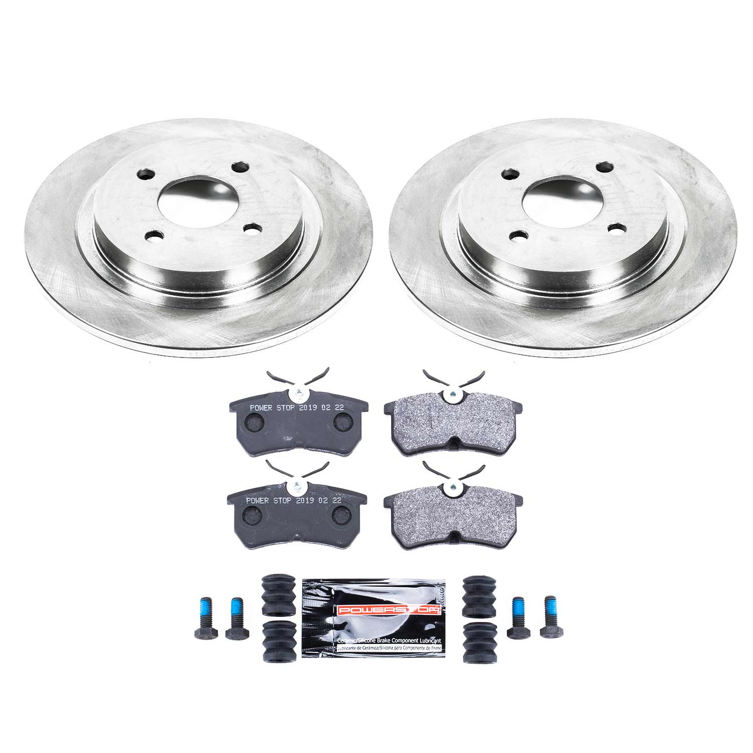Power Stop TDBK1376 Track Day Rear Brake Kit for 2002 Ford Focus Svt product image