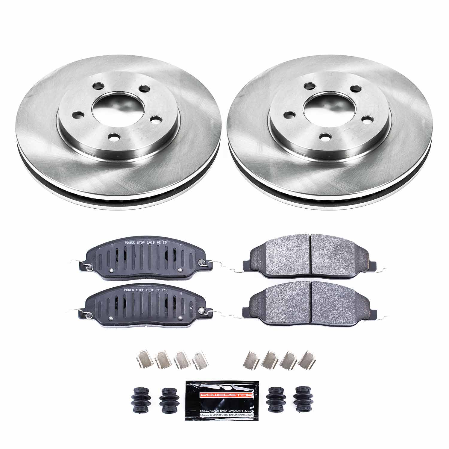 Power Stop TDBK1382 Track Day Front Brake Kit for 2005-2010 Ford Mustang product image