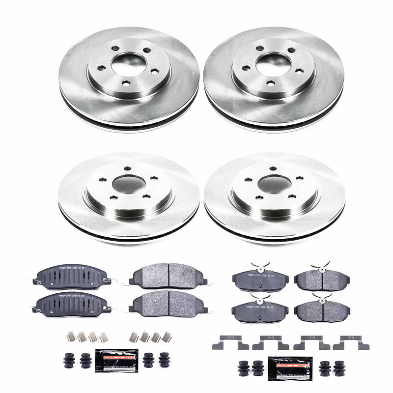Power Stop TDBK1383 Track Day Front And Rear Brake Kit for 2005-2010 Ford Mustang product image