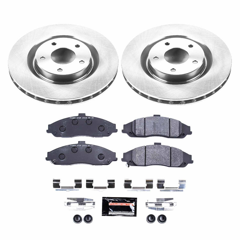 Power Stop TDBK1417 Track Day Front Brake Kit for 2005-2013 Cadillac Xlr product image
