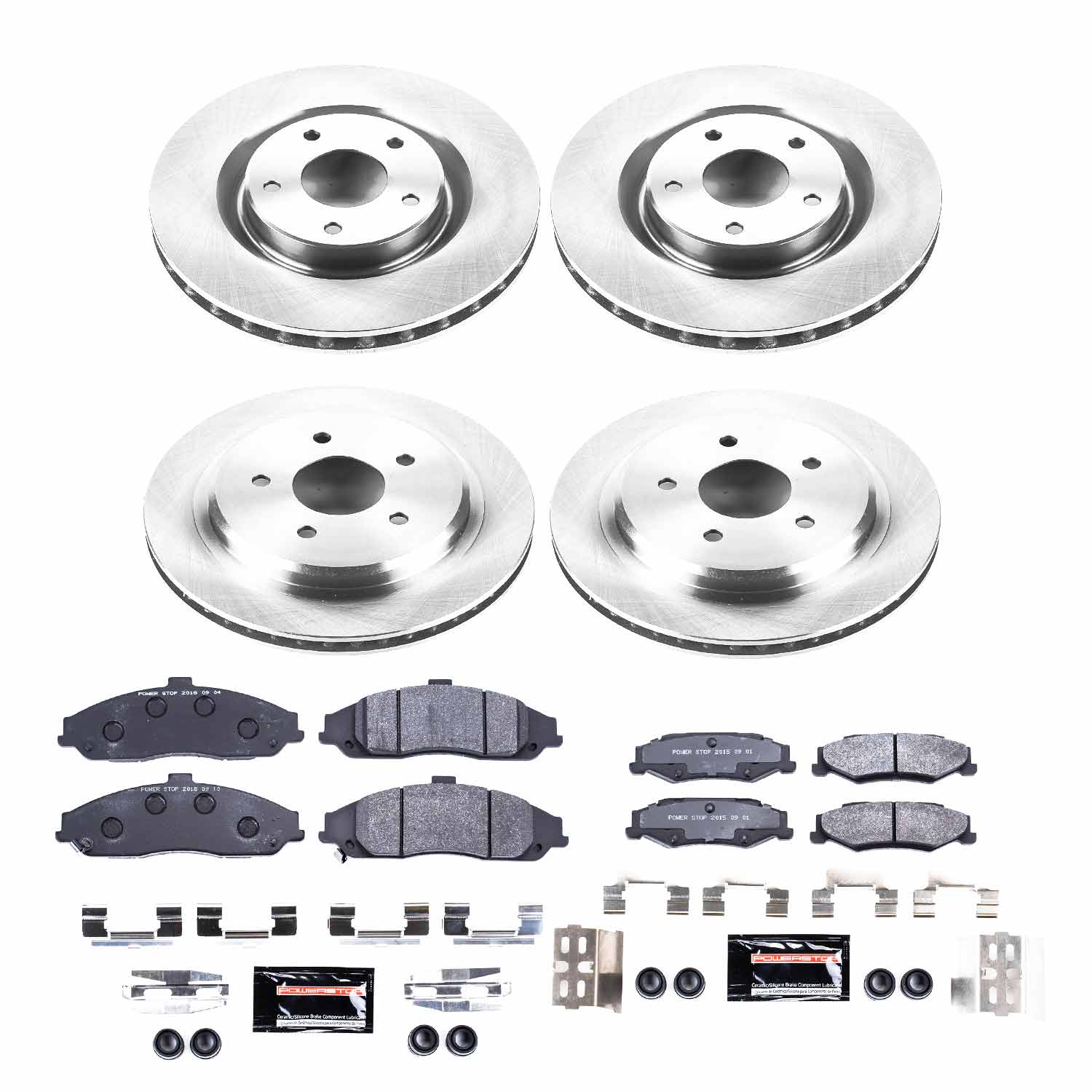 Power Stop TDBK1418 Track Day Front And Rear Brake Kit for 2005-2013 Cadillac Xlr product image