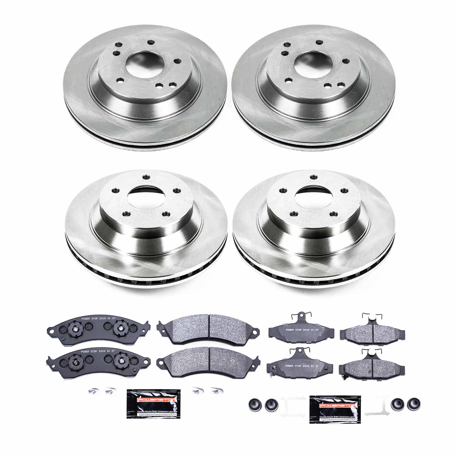 Power Stop TDBK1518 Track Day Front And Rear Brake Kit for 1988-1995 Chevrolet Corvette product image