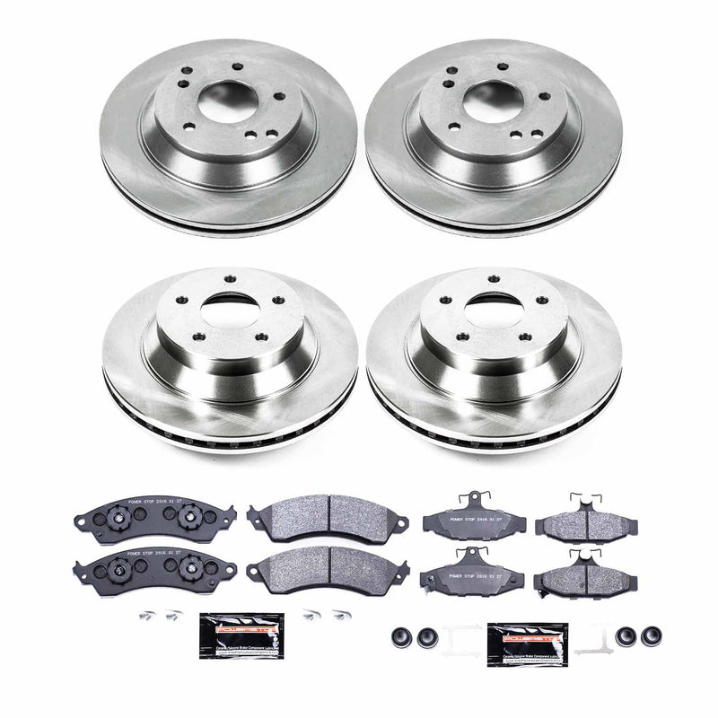 Power Stop TDBK1518 Track Day Front And Rear Brake Kit for 1988-1995 Chevrolet Corvette product image