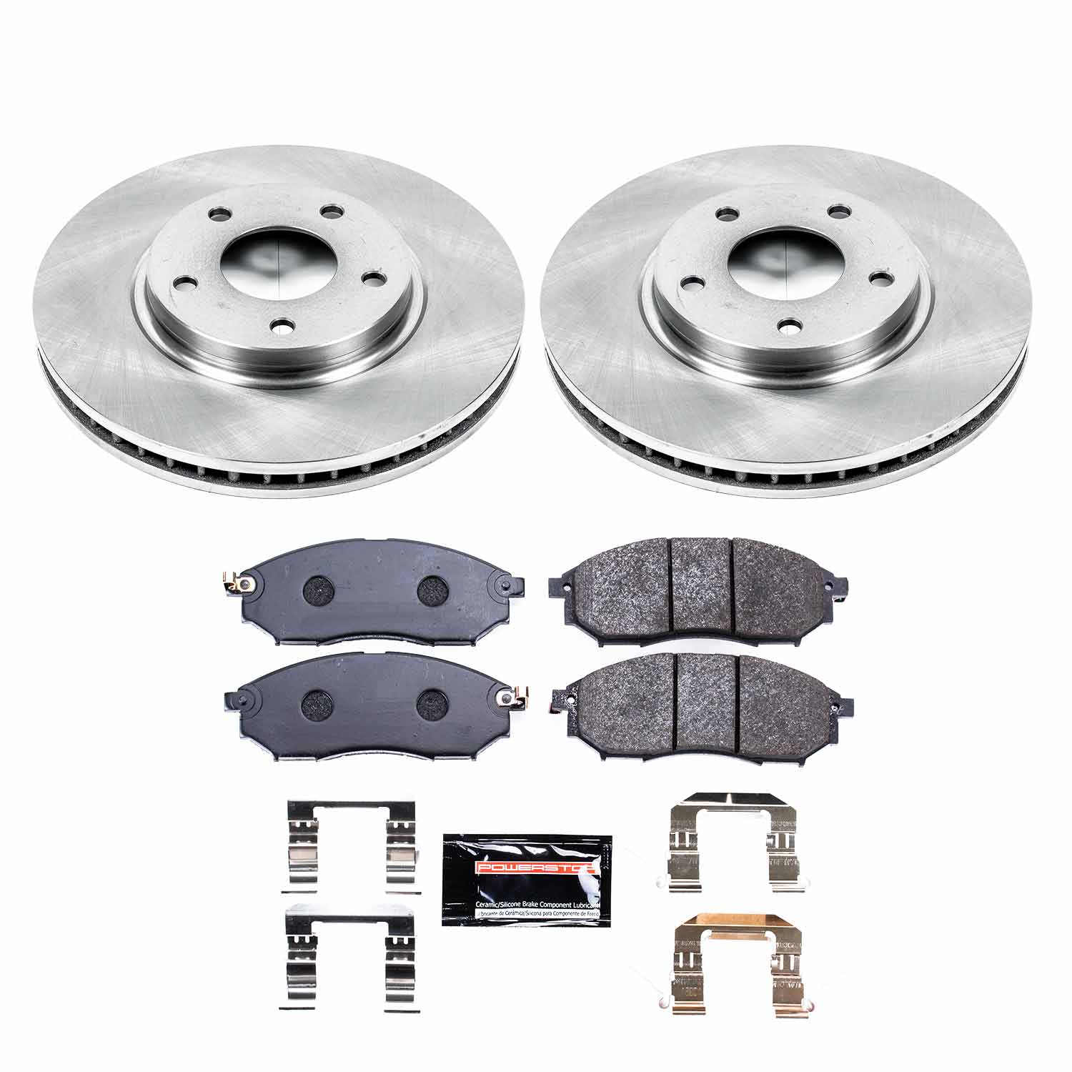 Power Stop TDBK152 Track Day Front Brake Kit for 2003-2004 Infiniti M45 product image