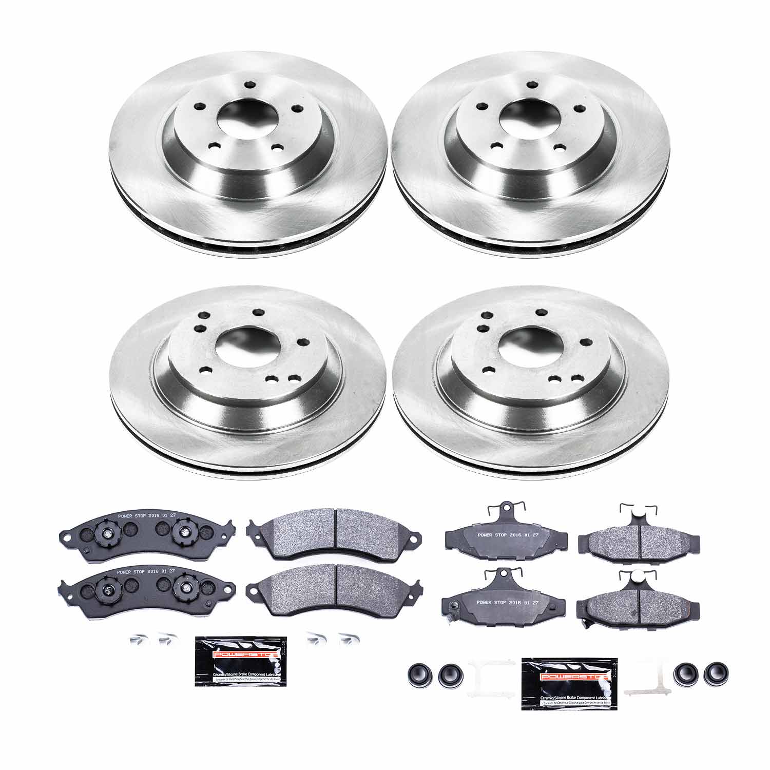 Power Stop TDBK1528 Track Day Front And Rear Brake Kit for 1988-1996 Chevrolet Corvette product image