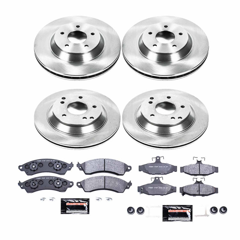 Power Stop TDBK1528 Track Day Front And Rear Brake Kit for 1988-1996 Chevrolet Corvette product image