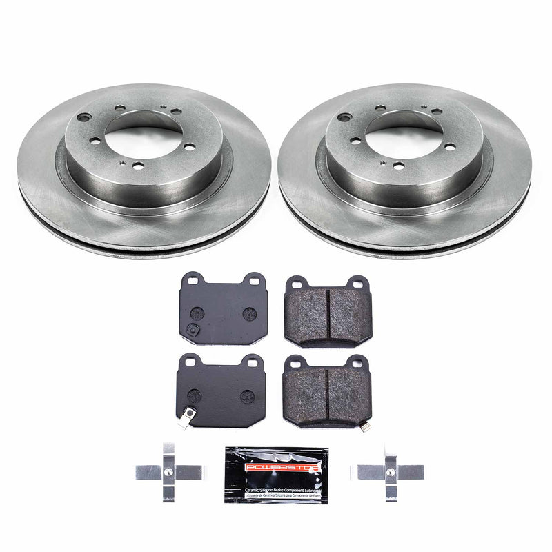 Power Stop TDBK156 Track Day Rear Brake Kit for 2003-2006 Mitsubishi Lancer product image