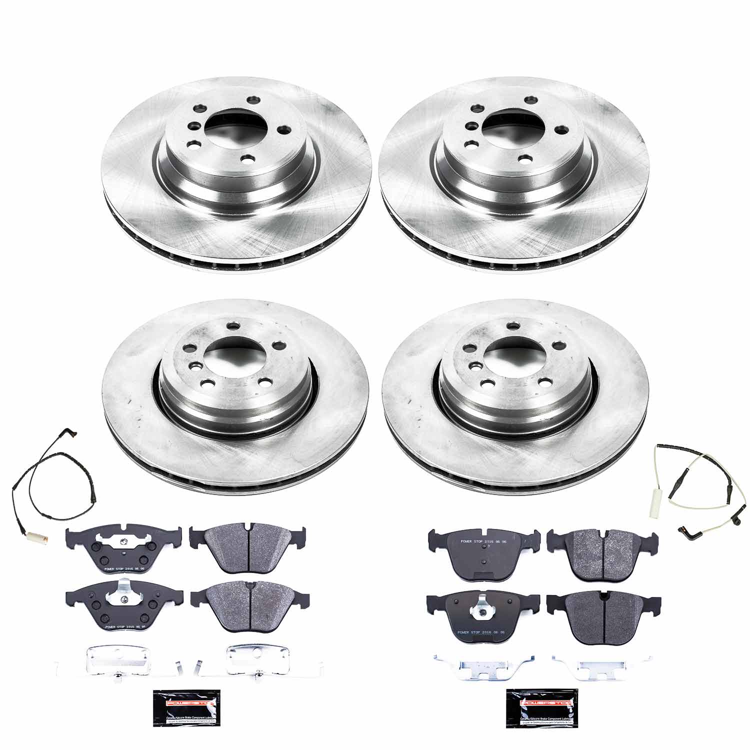 Power Stop TDBK2056 Track Day Front And Rear Brake Kit for 2002-2005 BMW 745I product image