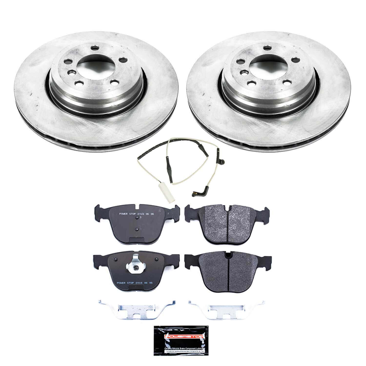 Power Stop TDBK2086 Track Day Rear Brake Kit for 2002-2005 BMW 745I product image