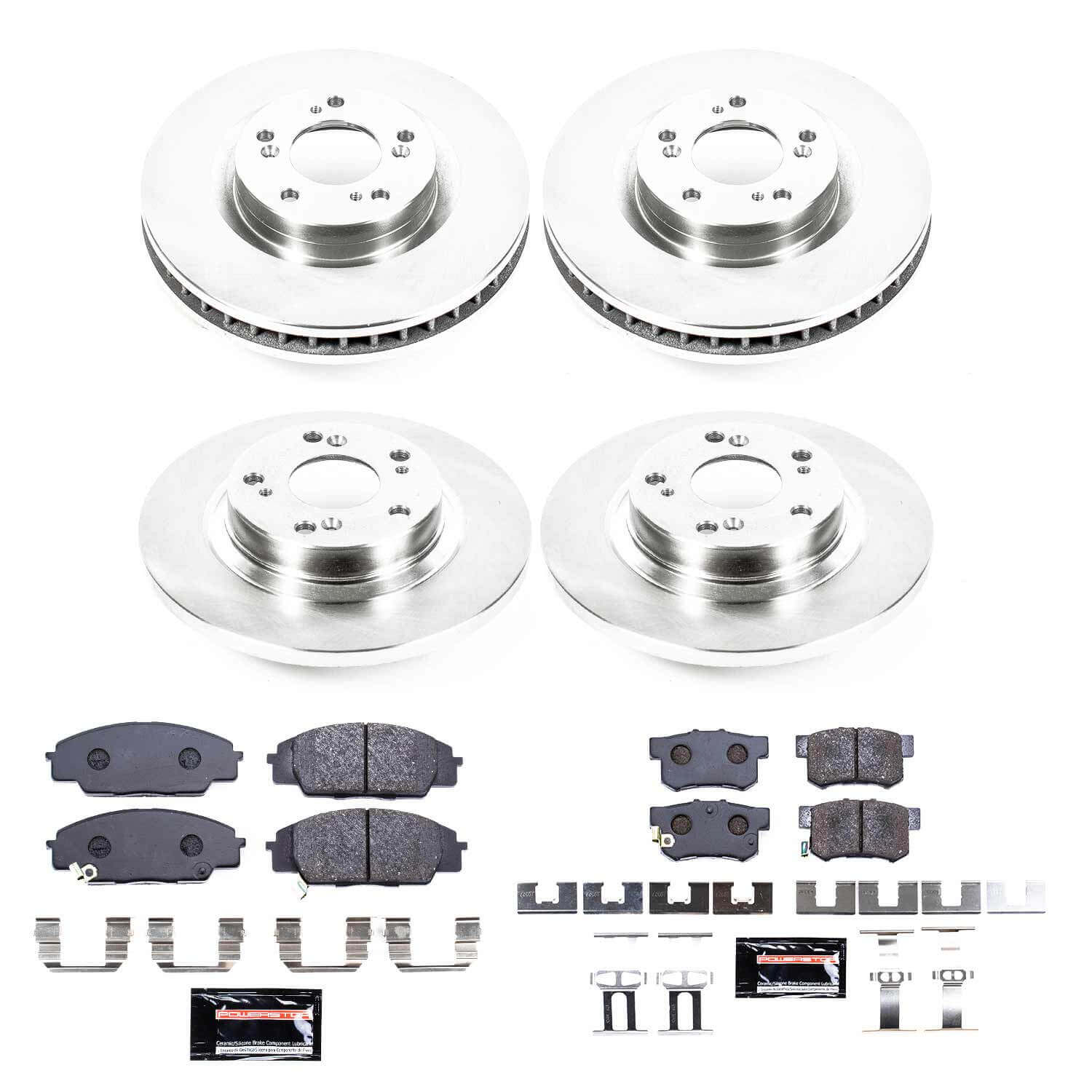 Power Stop TDBK2277 Track Day Front And Rear Brake Kit for 2000-2009 Honda S2000 product image