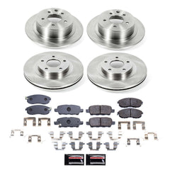 Power Stop TDBK2283 - Front And Rear Track Day Pad And Rotor Kit vehicle fitment brake part