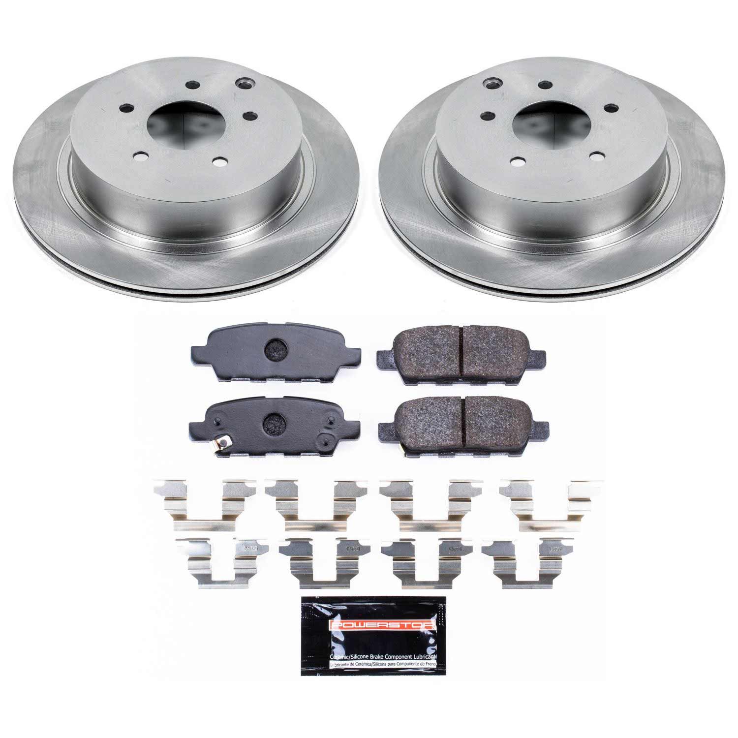 Power Stop TDBK2427 Track Day Rear Brake Kit for 2003-2008 Infiniti FX35 product image